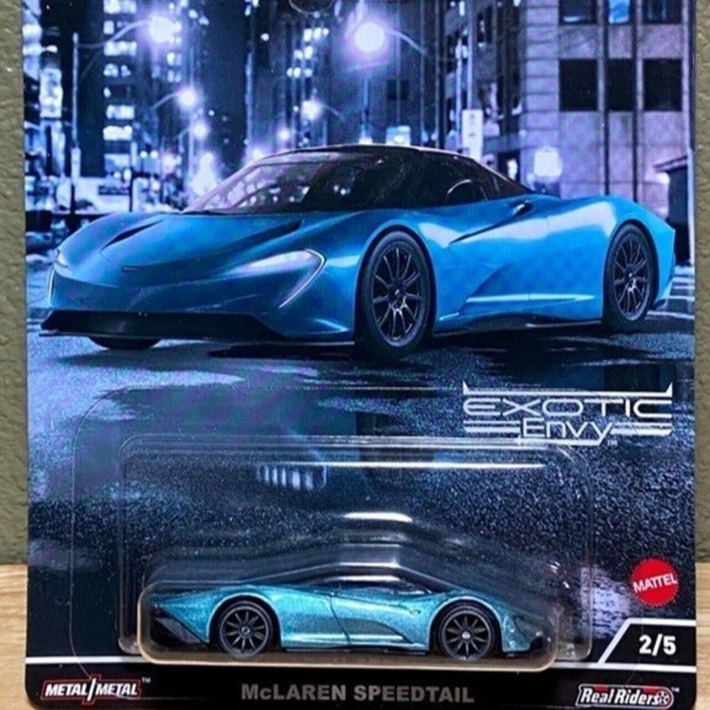 Hot Wheels Premium McLaren Speedtail Exotic Envy 2/5 Car Culture HTF NIP 2021